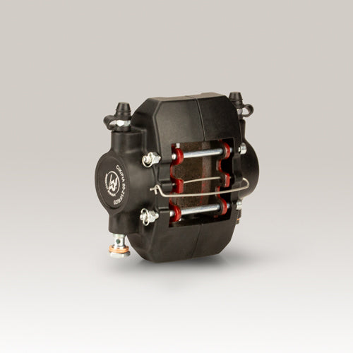 Remklauw hydr. 2-pod zwart CIK/FIA