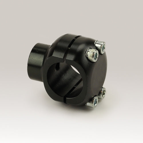 Bevesteging Ø28mm f. stoel ondersteuning | Aluminium zwart geanodiseerd