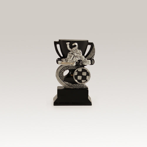 Trofee kart zwart/ zilver