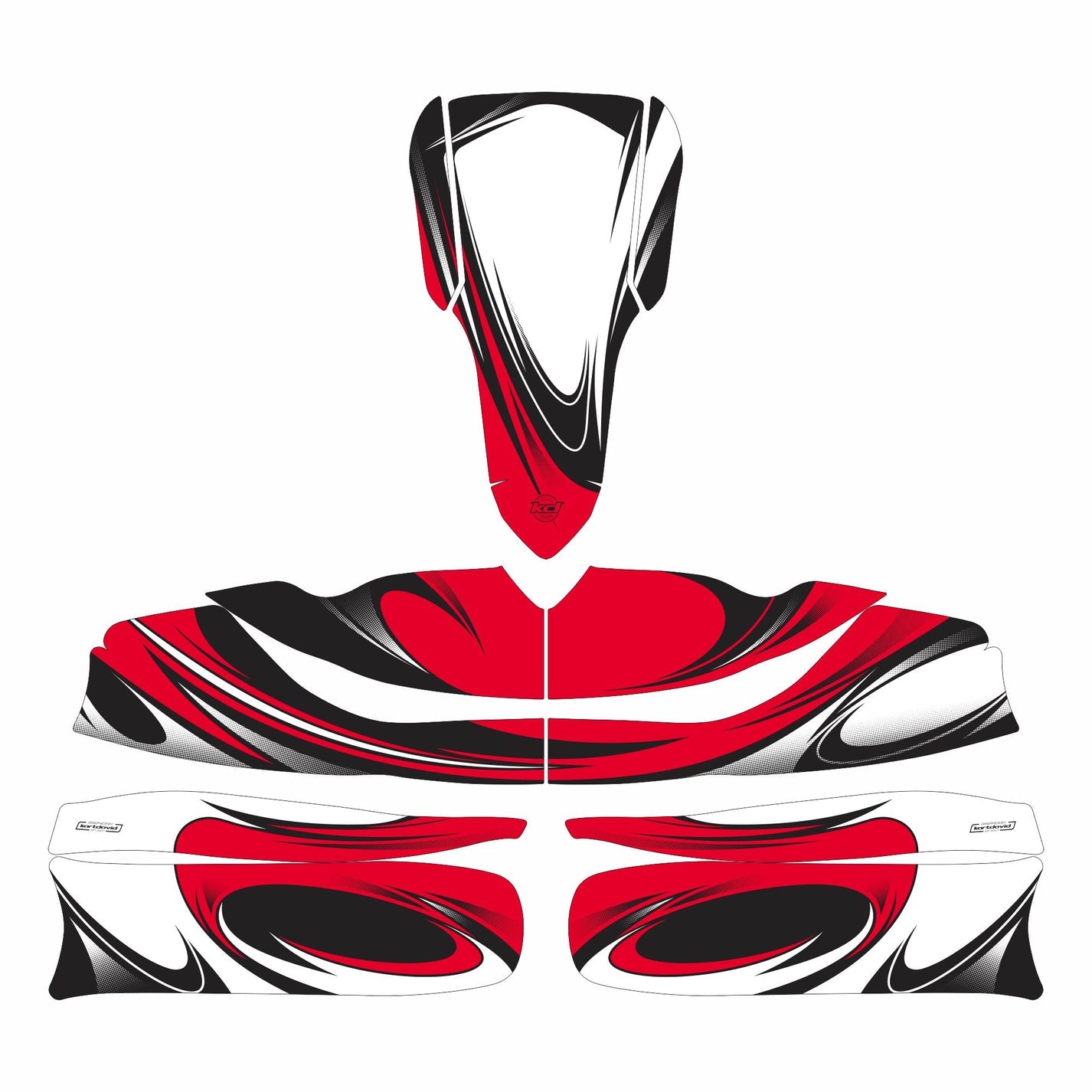 Turbo Kart Stickerset
