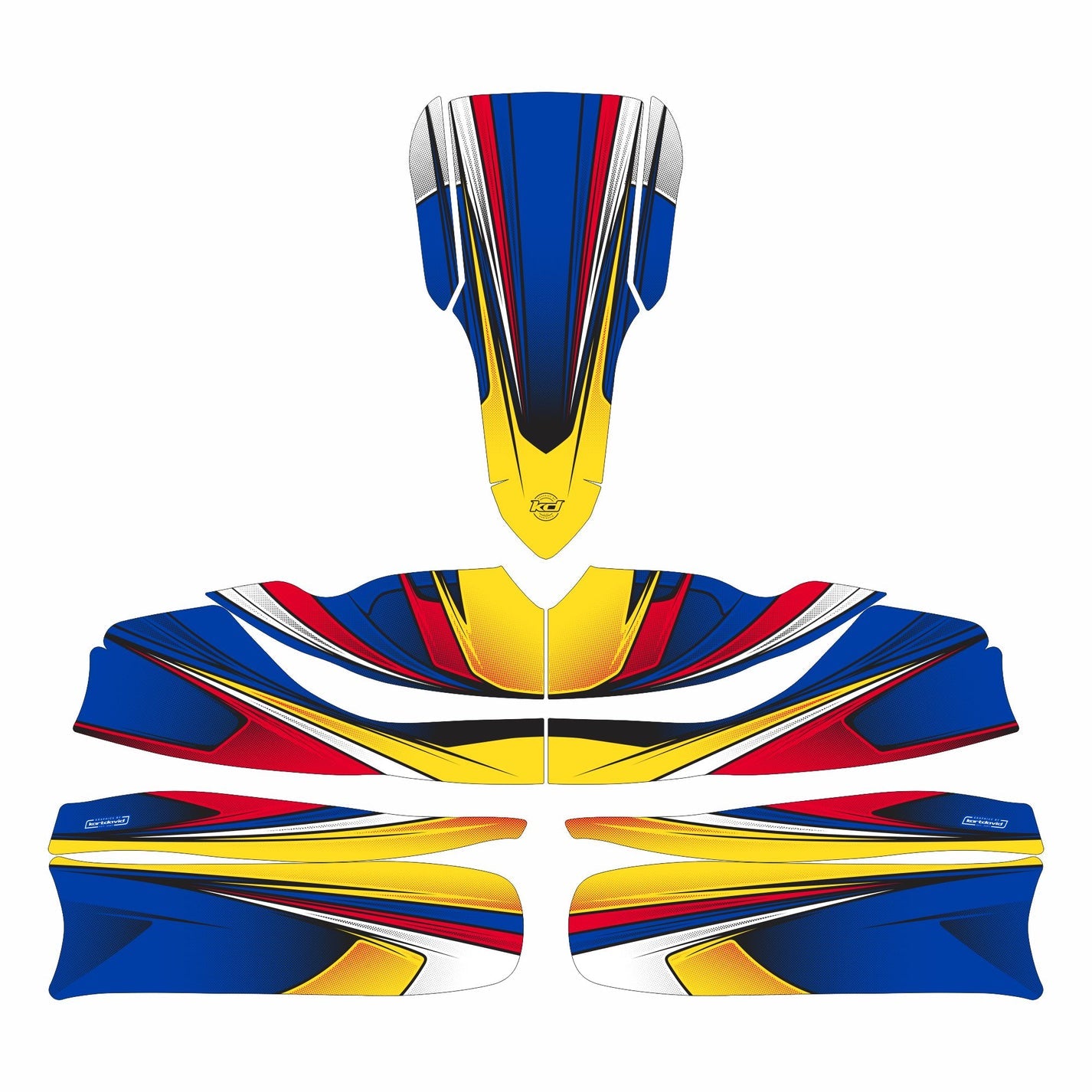 Silverstone Kart Stickerset