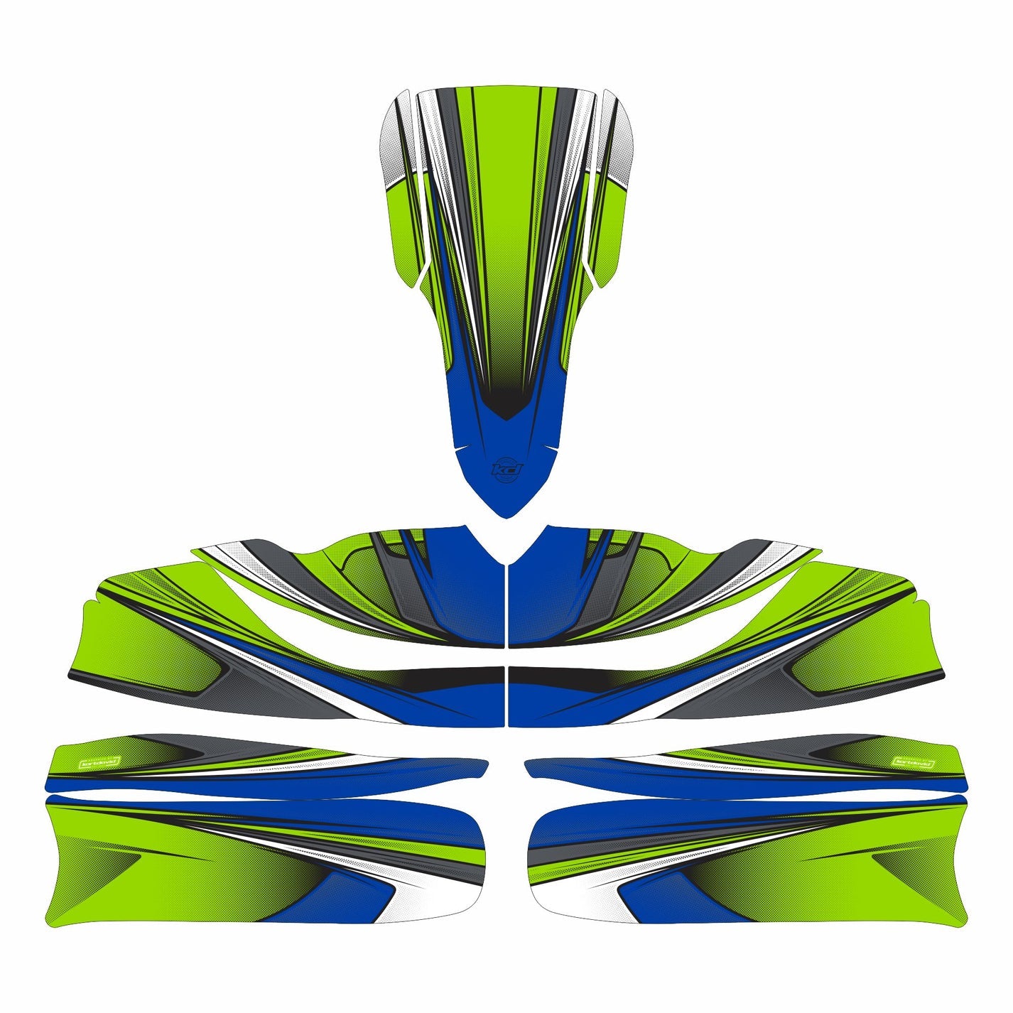 Silverstone Kart Stickerset
