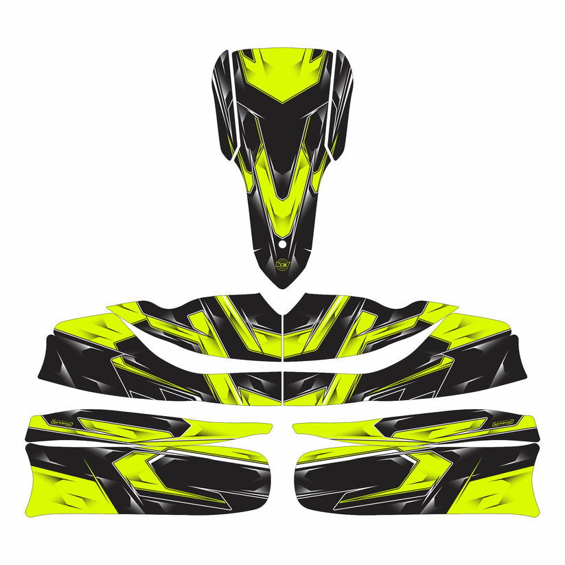 SCC Kart Stickerset