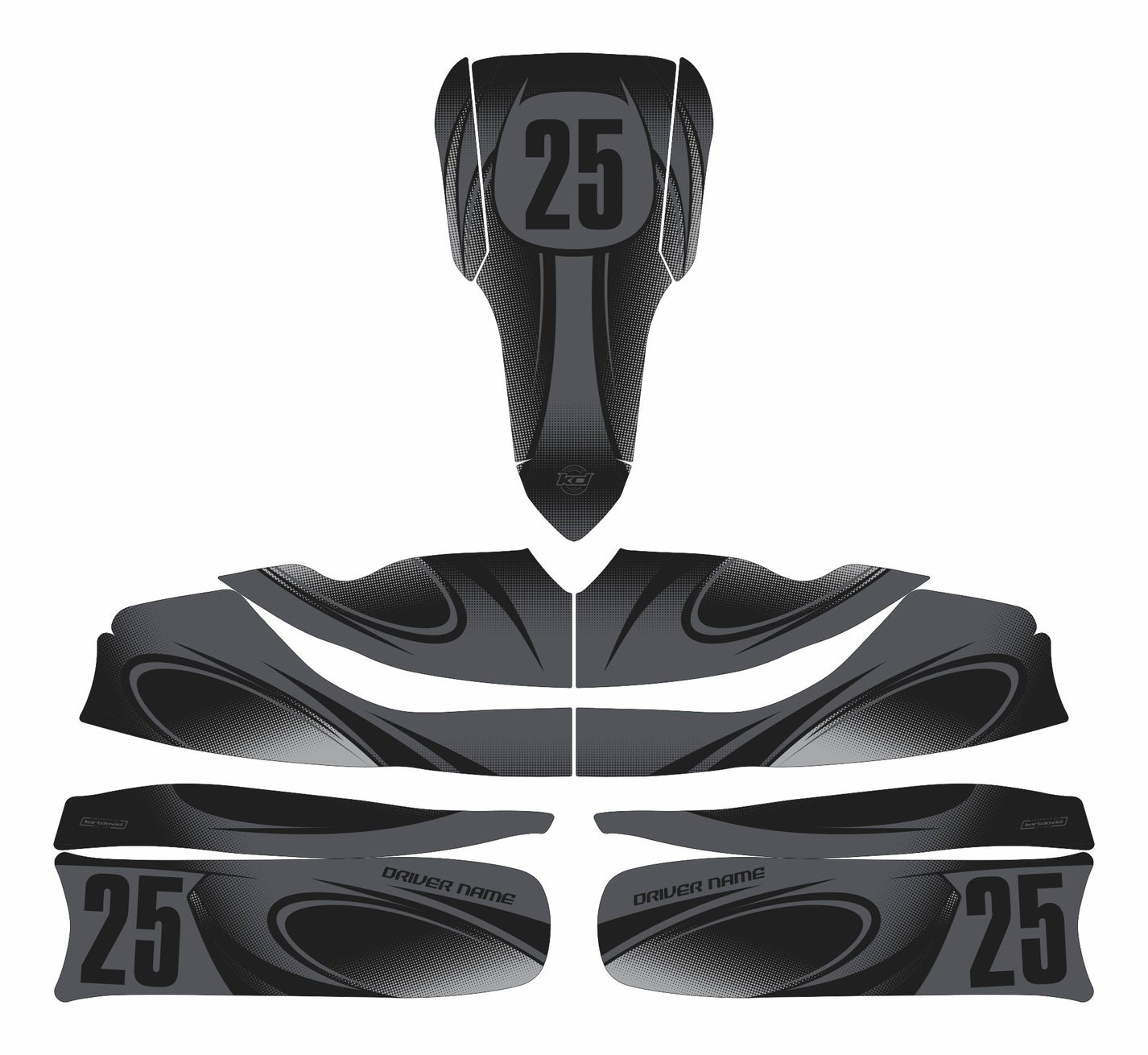 Attack Kart Stickerset