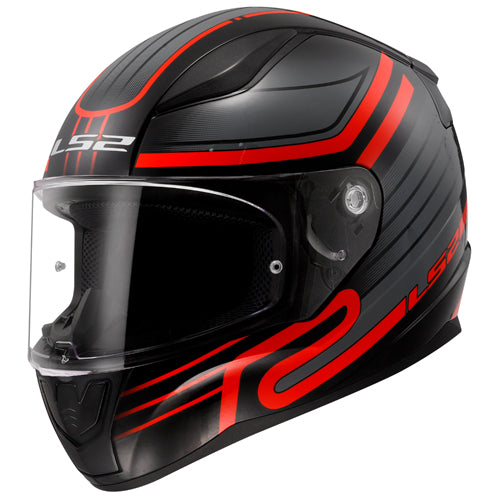 Helm LS2 CIRCUIT zwart/rood – Prokartshop.nl