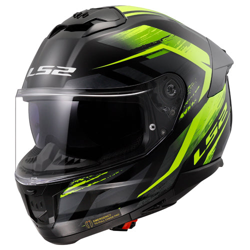 Helmet LS2 CIRCLE black/orange
