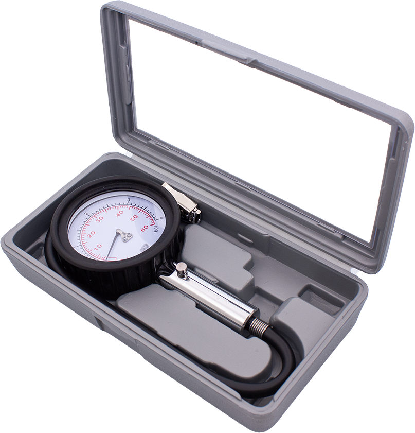 Bandenspanningsmeter staal 0-4 bar