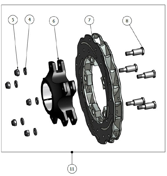 Remschijf MS - floating
