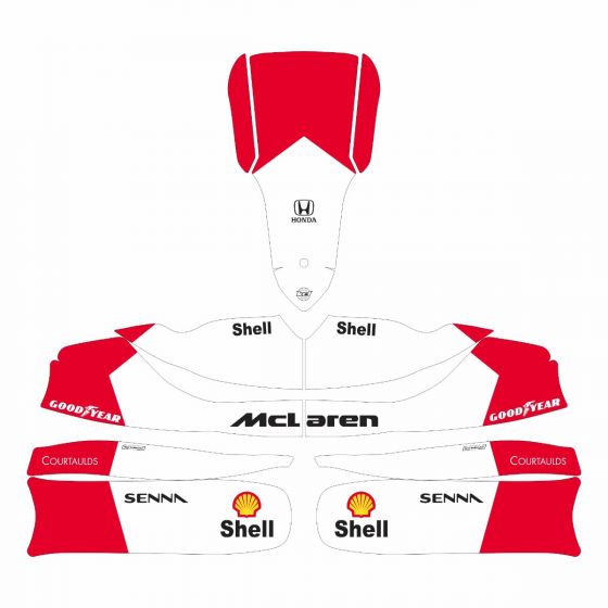 1991 Senna Kart Stickerset