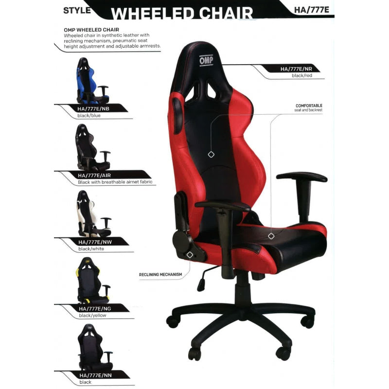 OMP Racing-bureaustoel