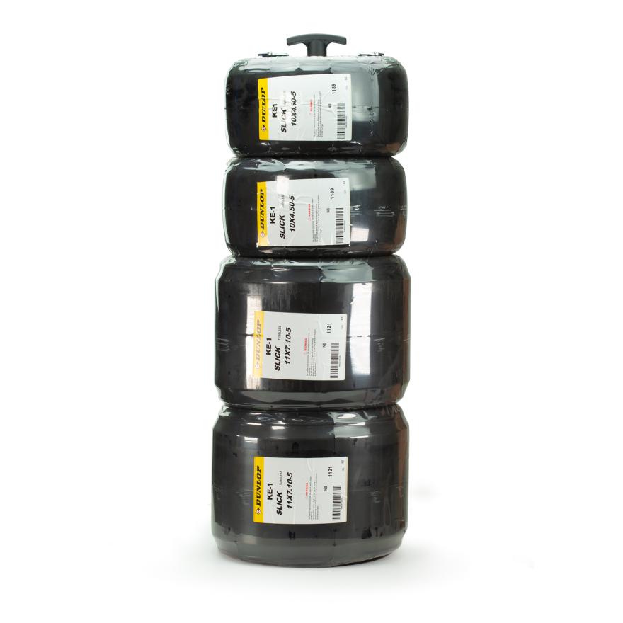 Stalen drager voor banden en velgen verstelbaar