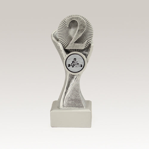 trophy number 2 silver