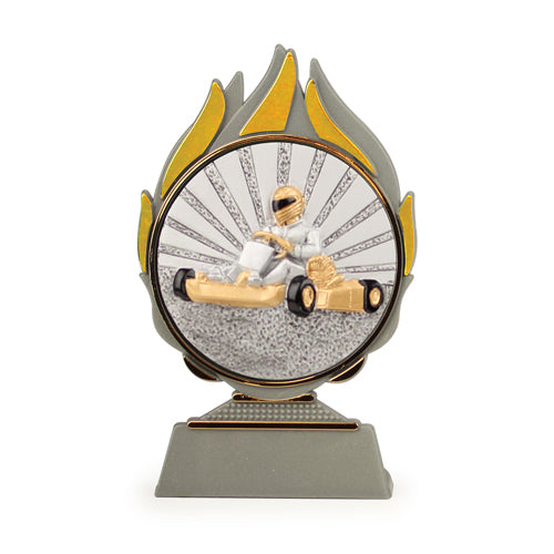 Trofee vlammen kart goud