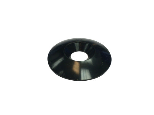 Verzonken ring aluminium zwart 8x33mm