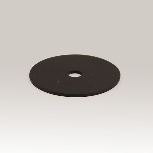 Verzonken ring aluminium zwart 8,5 x 60mm | dikte: 2mm