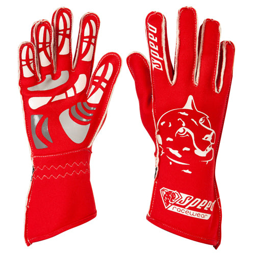 Speed handschoenen | MELBOURNE G-2 | rood,wit