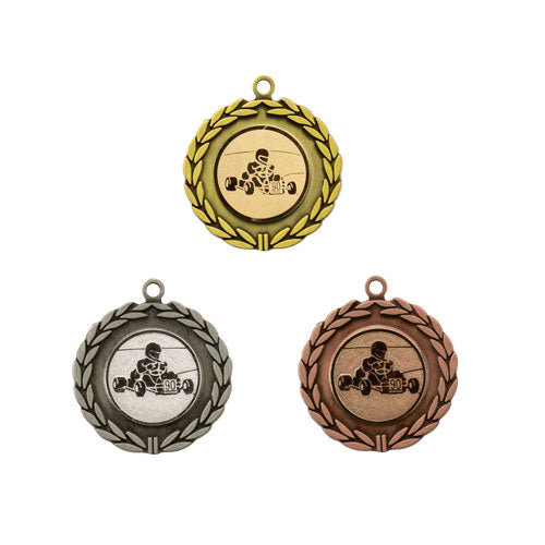 Medaille garland goud 45 mm