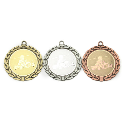 Medaille garland goud 70 mm