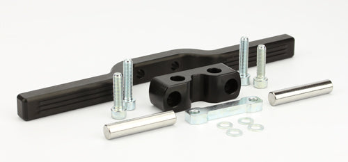 Voetensteun verstelbaar aluminium zwart