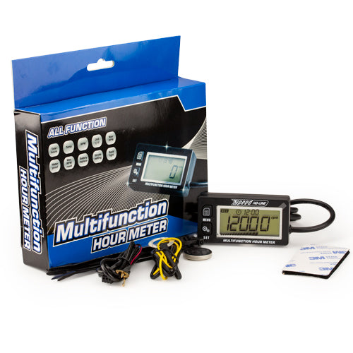 Speed rev.-counter and hour meter digital voor 2-/4-stroke