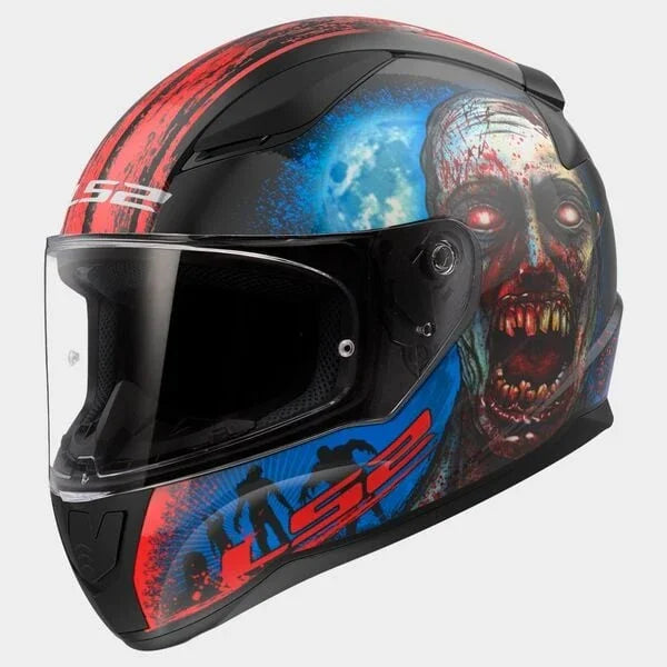 LS2 FF353 Rapid II Zombie zwart/rood - KartKings