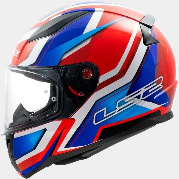 LS2 FF353 Rapid II Flitz blauw rood wit - KartKings