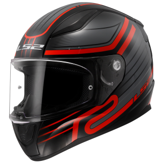 Helm LS2 FF353 Rapid II Circuit - Glans zwart / rood