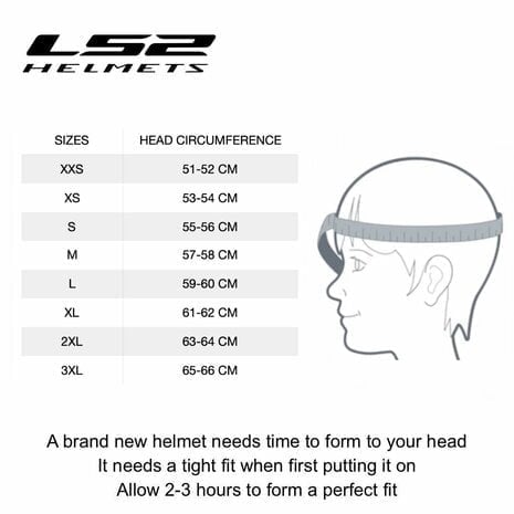LS2 FF818 Storm III Glans Wit - KartKings