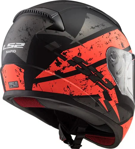 LS2 FF353 Deadbolt matt oranje/zwart - KartKings