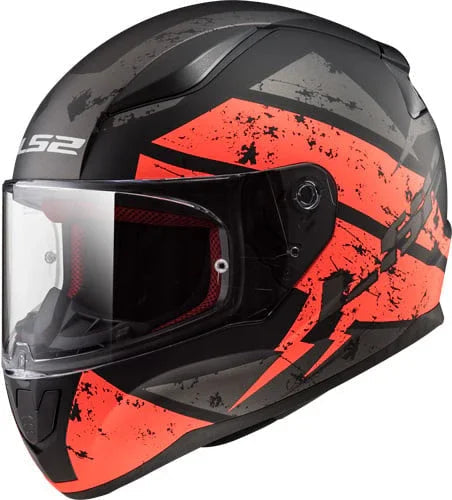 LS2 FF353 Deadbolt matt oranje/zwart - KartKings