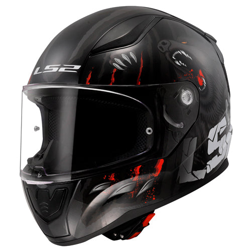 Helmet LS2 CIRCLE black/orange