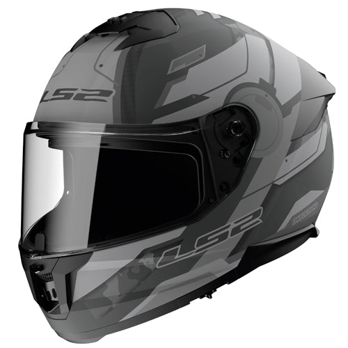 Helmet LS2 CIRCLE black/orange