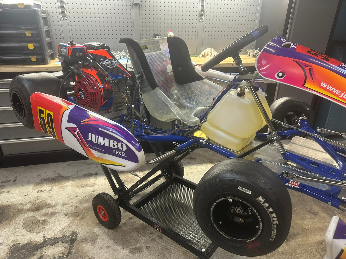 MS Pro kart #59 - 2024 - Getunede motoren