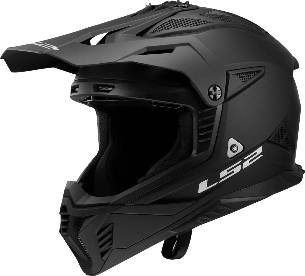 LS2 MX708 Fast II cross helm matt zwart - KartKings