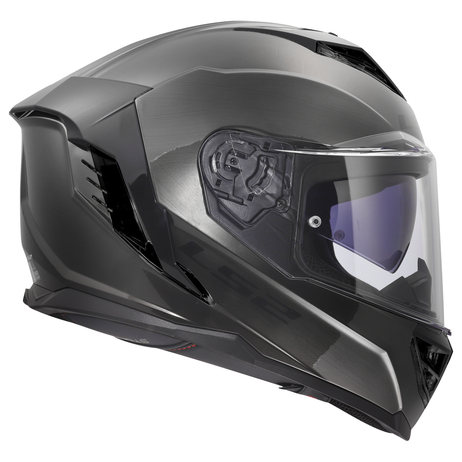 LS2 FF818 Storm III Mat Zwart - KartKings