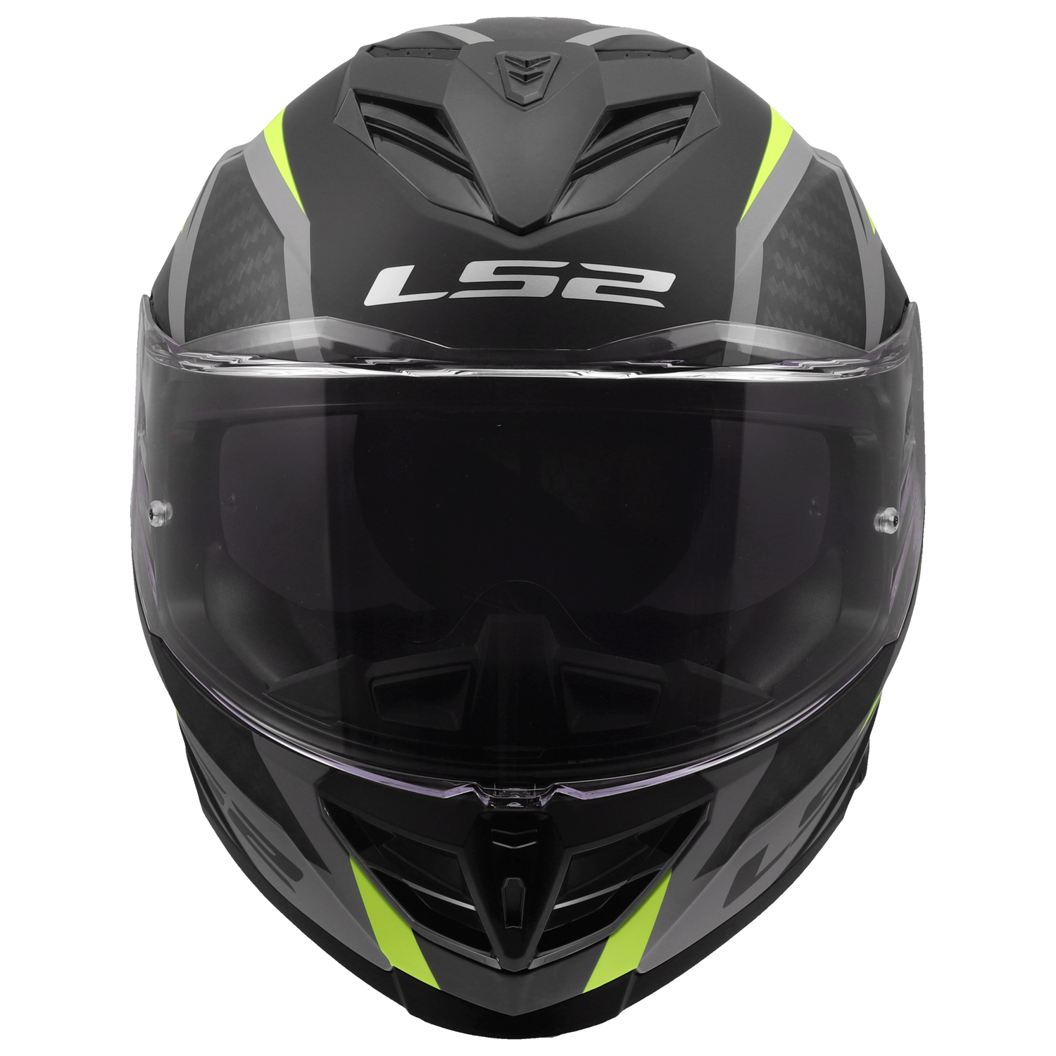 LS2 FF818 Storm III Dynamo Zwart / Fluor Geel - KartKings