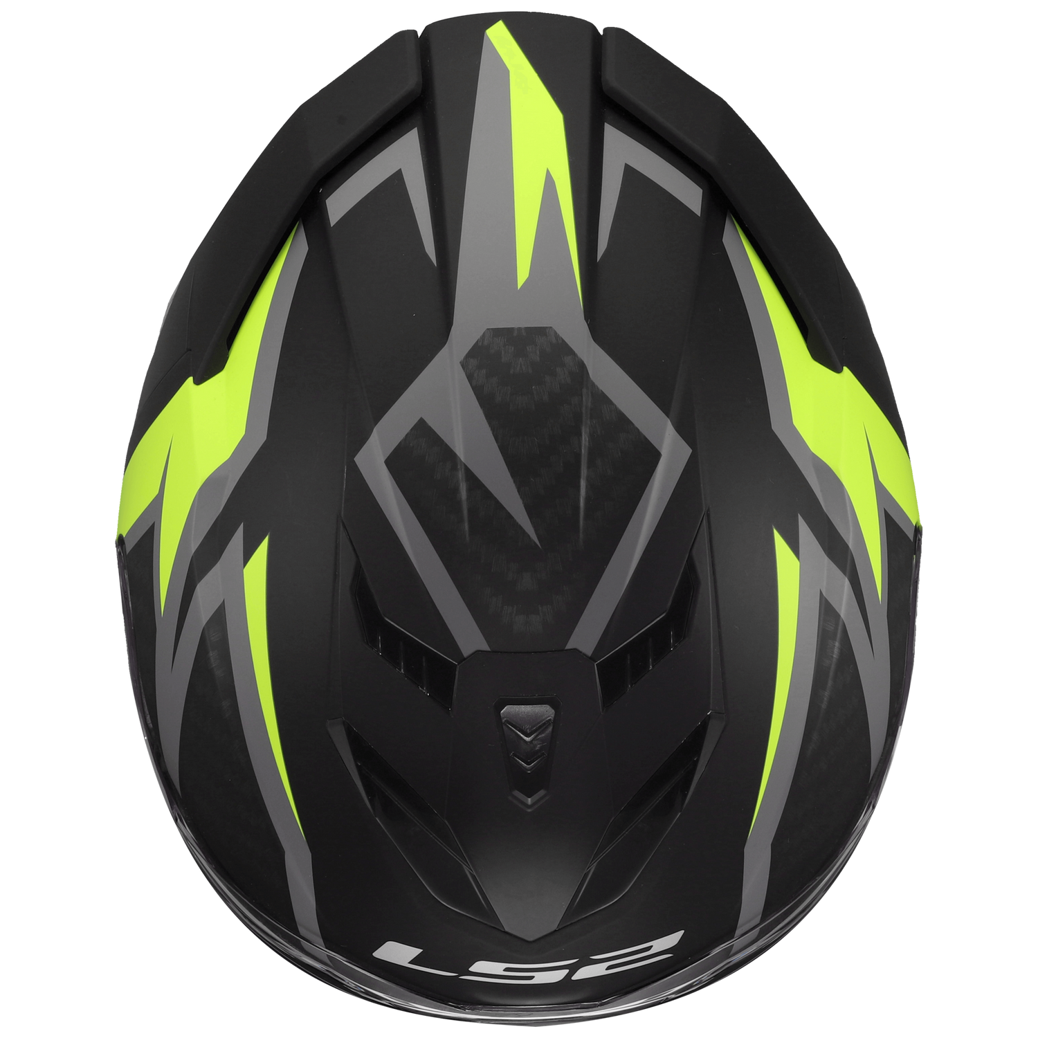 LS2 FF818 Storm III Dynamo Zwart / Fluor Geel - KartKings
