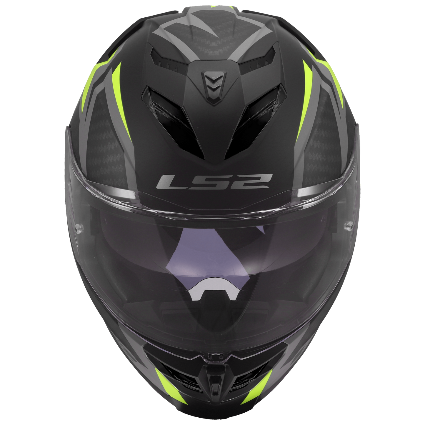 LS2 FF818 Storm III Dynamo Zwart / Fluor Geel - KartKings