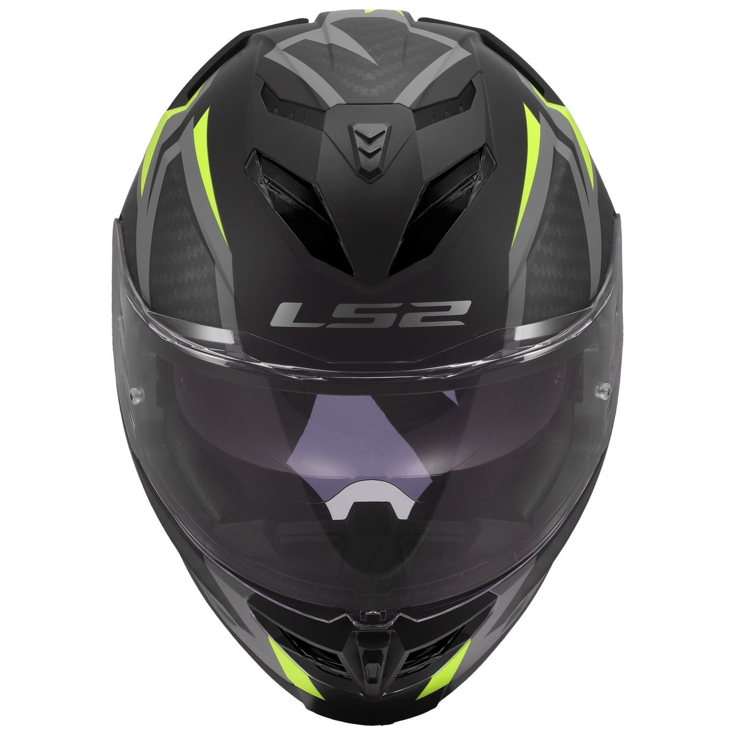 LS2 FF818 Storm III Dynamo Zwart / Fluor Geel - KartKings