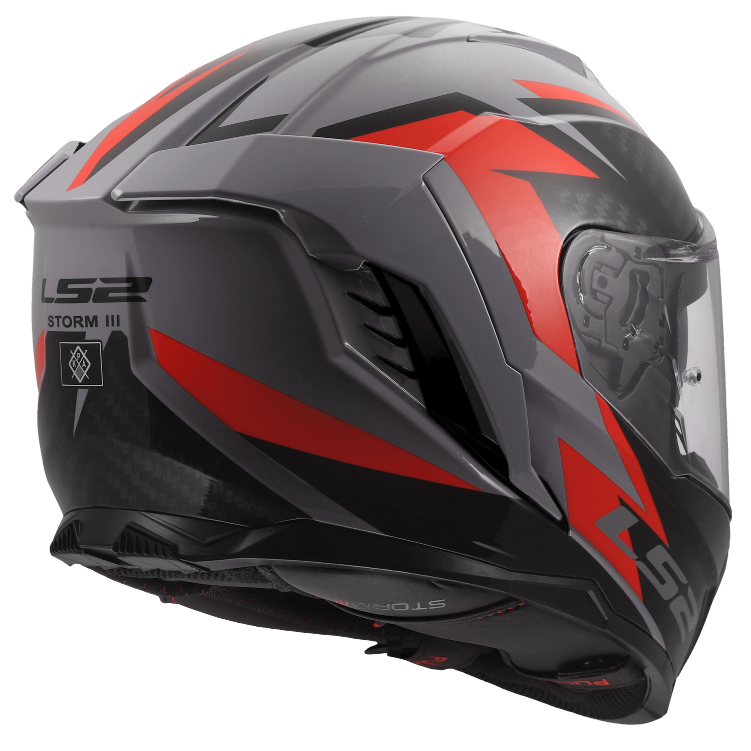 LS2 FF818 Storm III dynamo grijs rood - KartKings