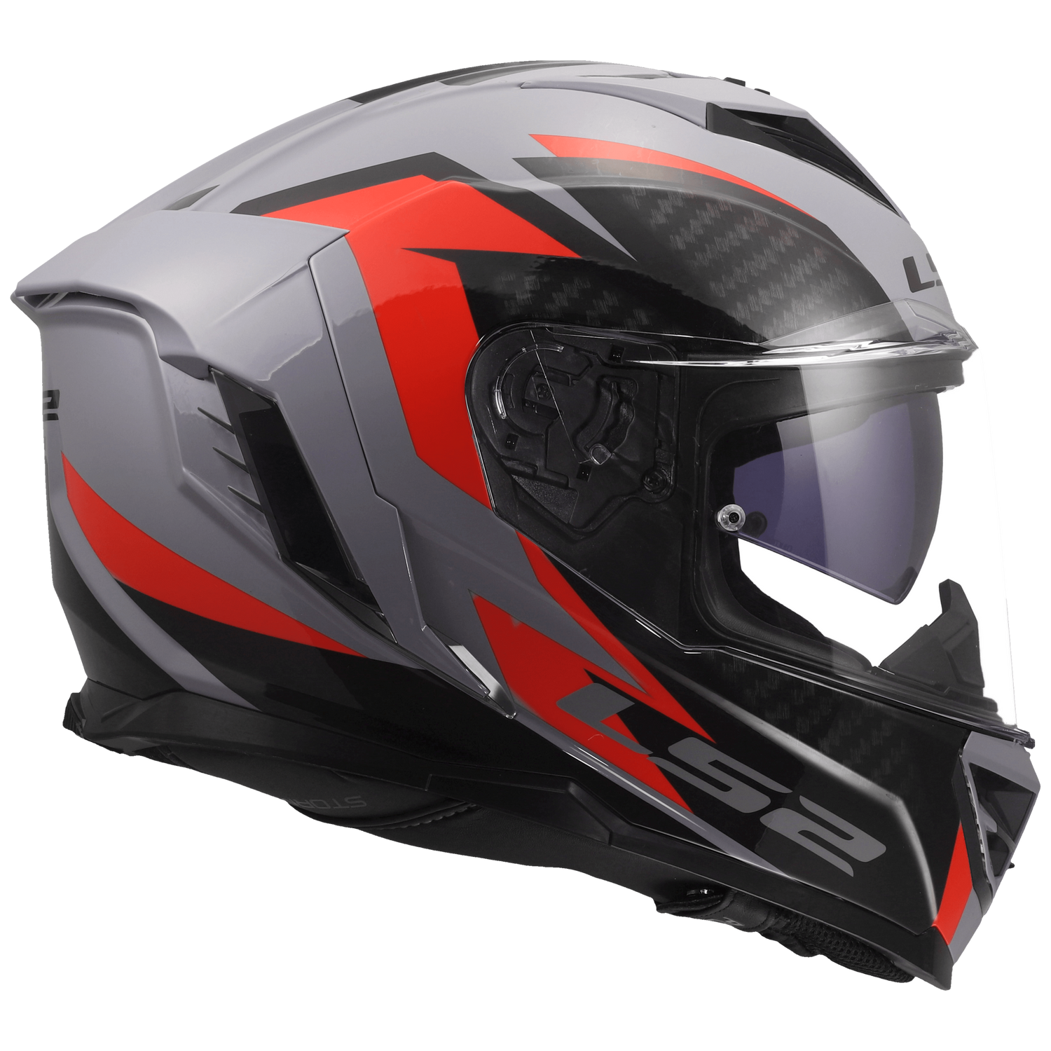 LS2 FF818 Storm III dynamo grijs rood - KartKings