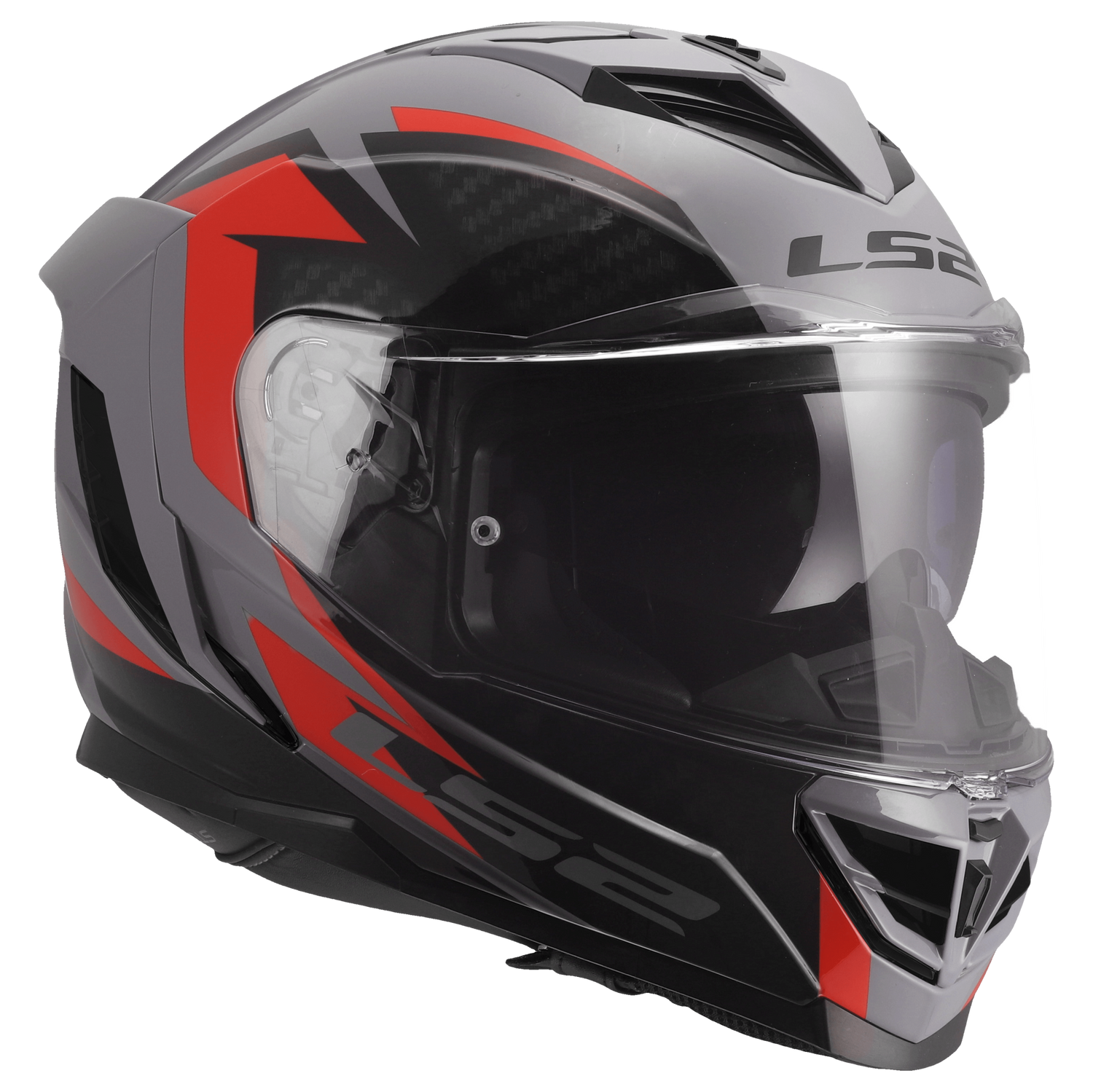 LS2 FF818 Storm III dynamo grijs rood - KartKings