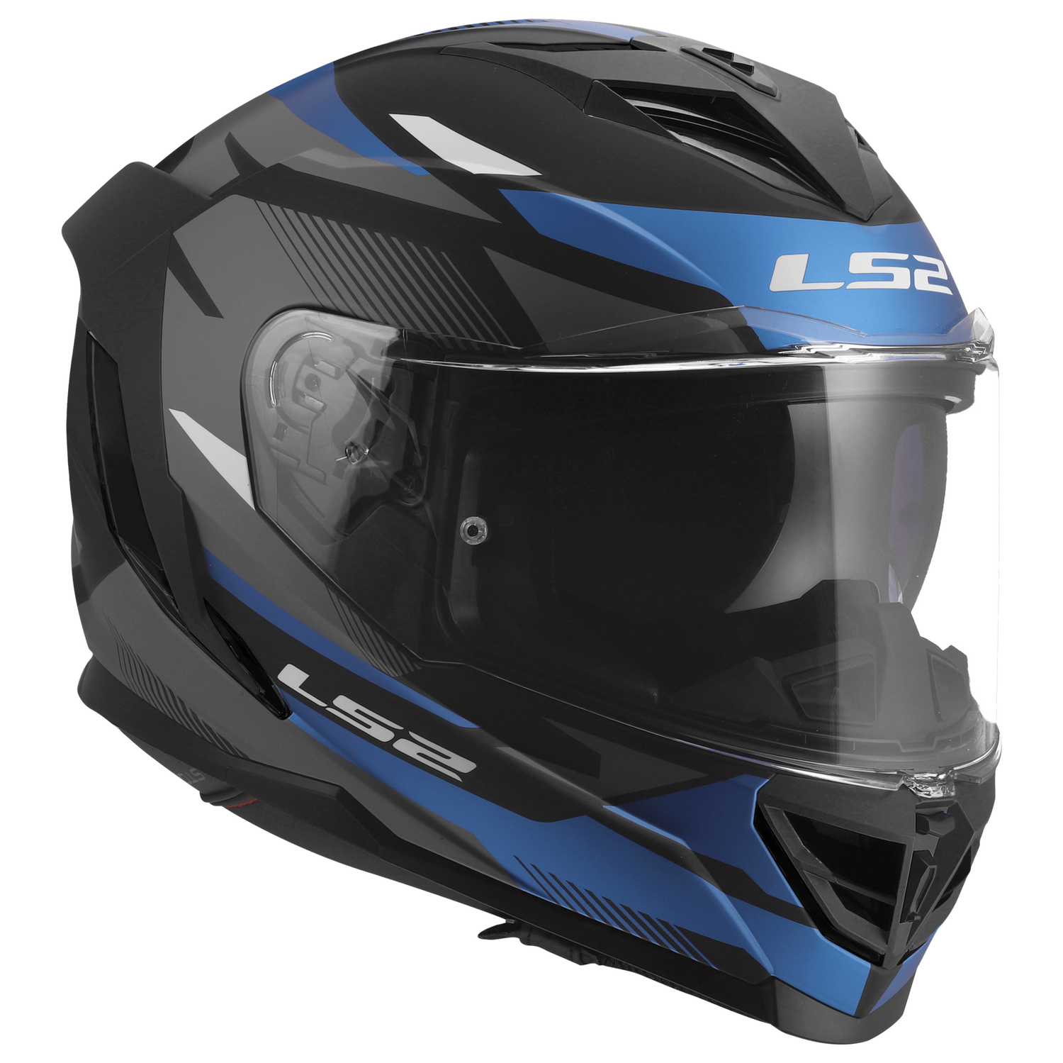 LS2 FF818 Storm III Komai zwart/blauw - KartKings