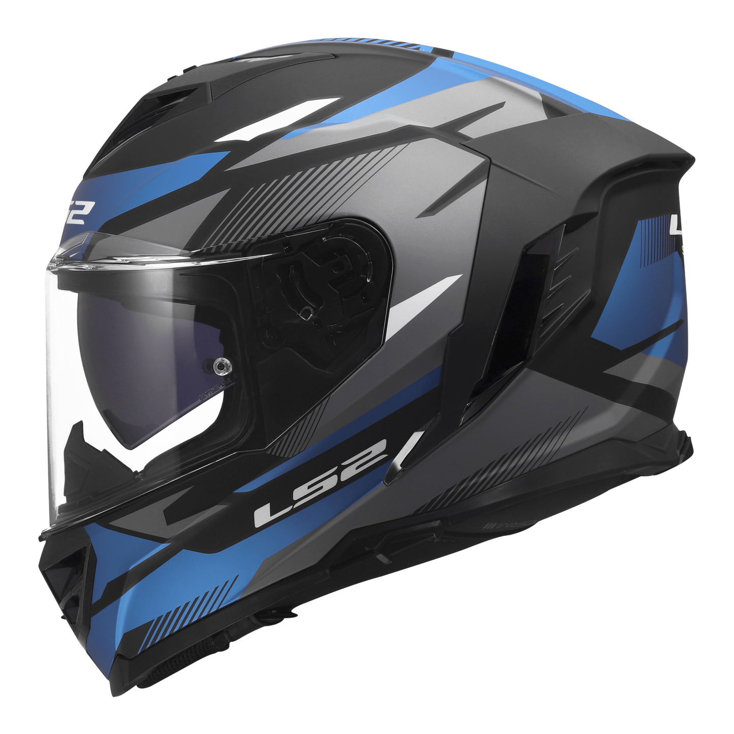 LS2 FF818 Storm III Komai zwart/blauw - KartKings