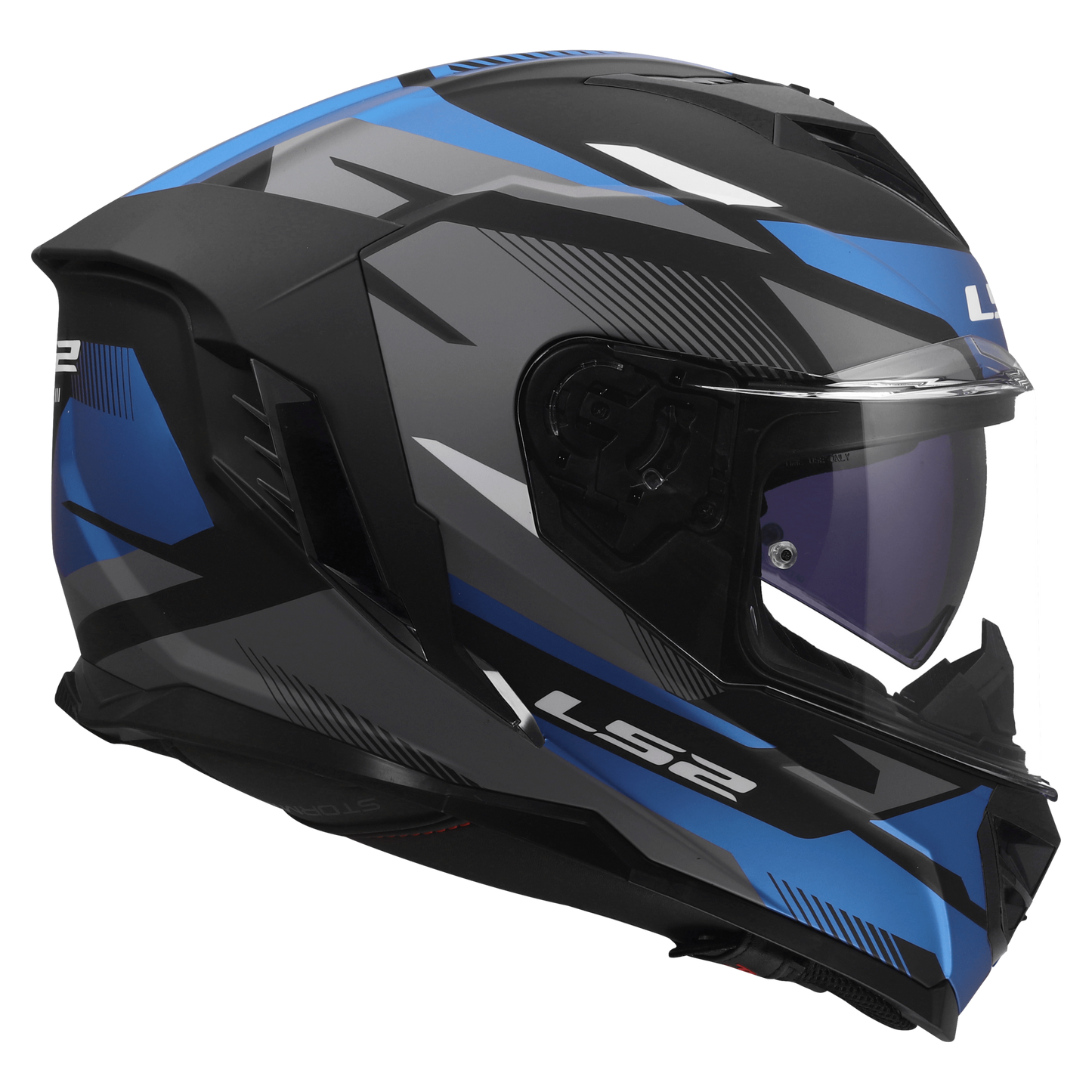 LS2 FF818 Storm III Komai zwart/blauw - KartKings