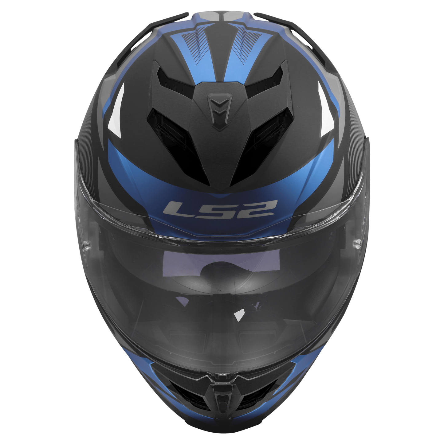 LS2 FF818 Storm III Komai zwart/blauw - KartKings
