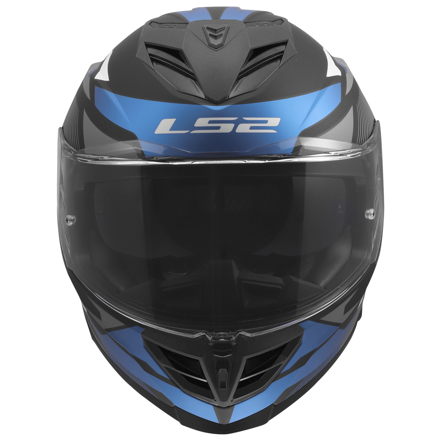 LS2 FF818 Storm III Komai zwart/blauw - KartKings