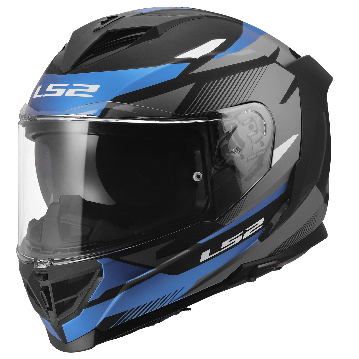 LS2 FF818 Storm III Komai zwart/blauw - KartKings