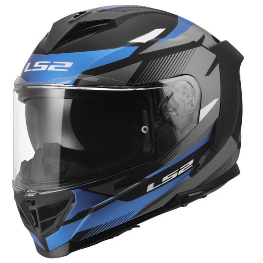 LS2 FF818 Storm III Komai zwart/blauw - KartKings