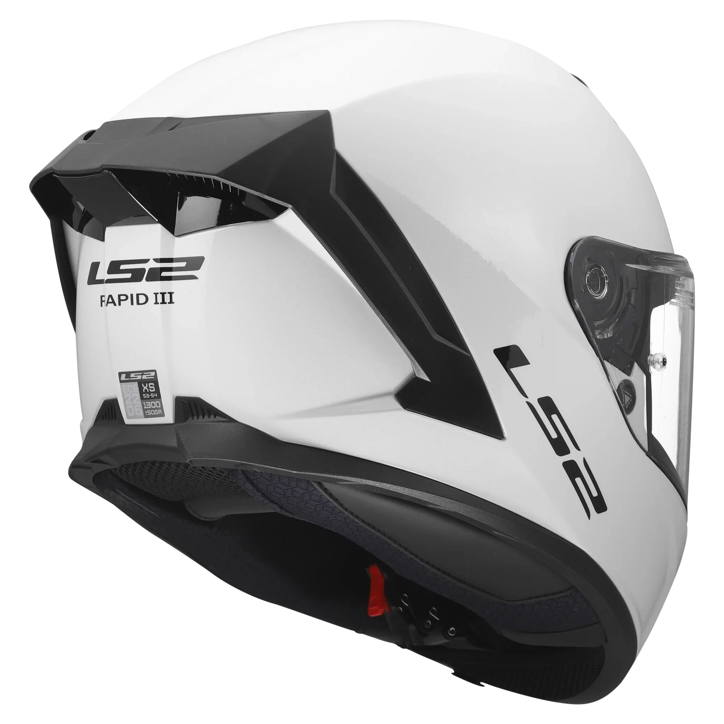 LS2 FF820 Rapid III glans wit - KartKings